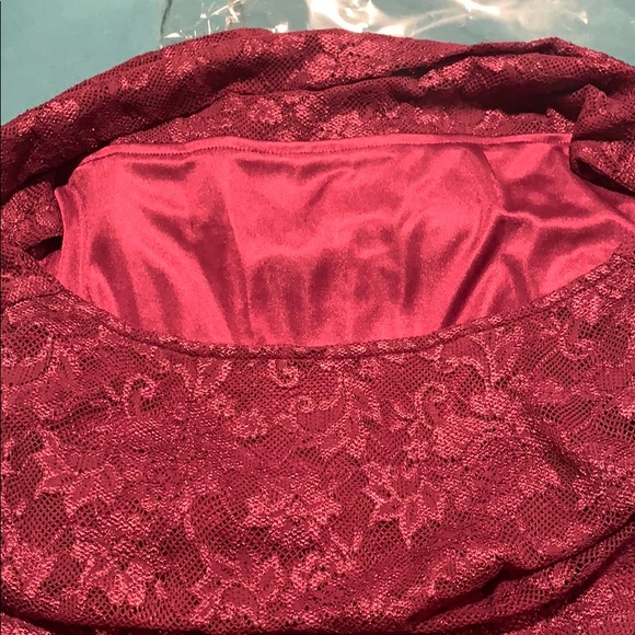 LAUNDRY Sleeveless Floral Purple Lace Dress - Picture 11 of 11